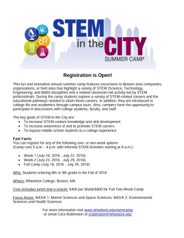 Stem in the city